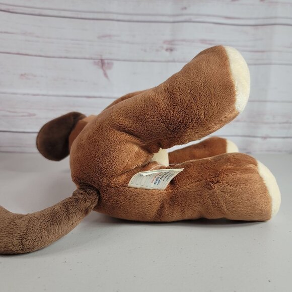 Build a Bear Puppy Dog Plush Brown 12" Sits Smiling Floppy Ears Retired 2010 - Picture 8 of 11